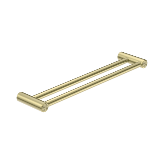 Mecca Care 25mm Double Towel Grab Rail 600mm Brushed Gold