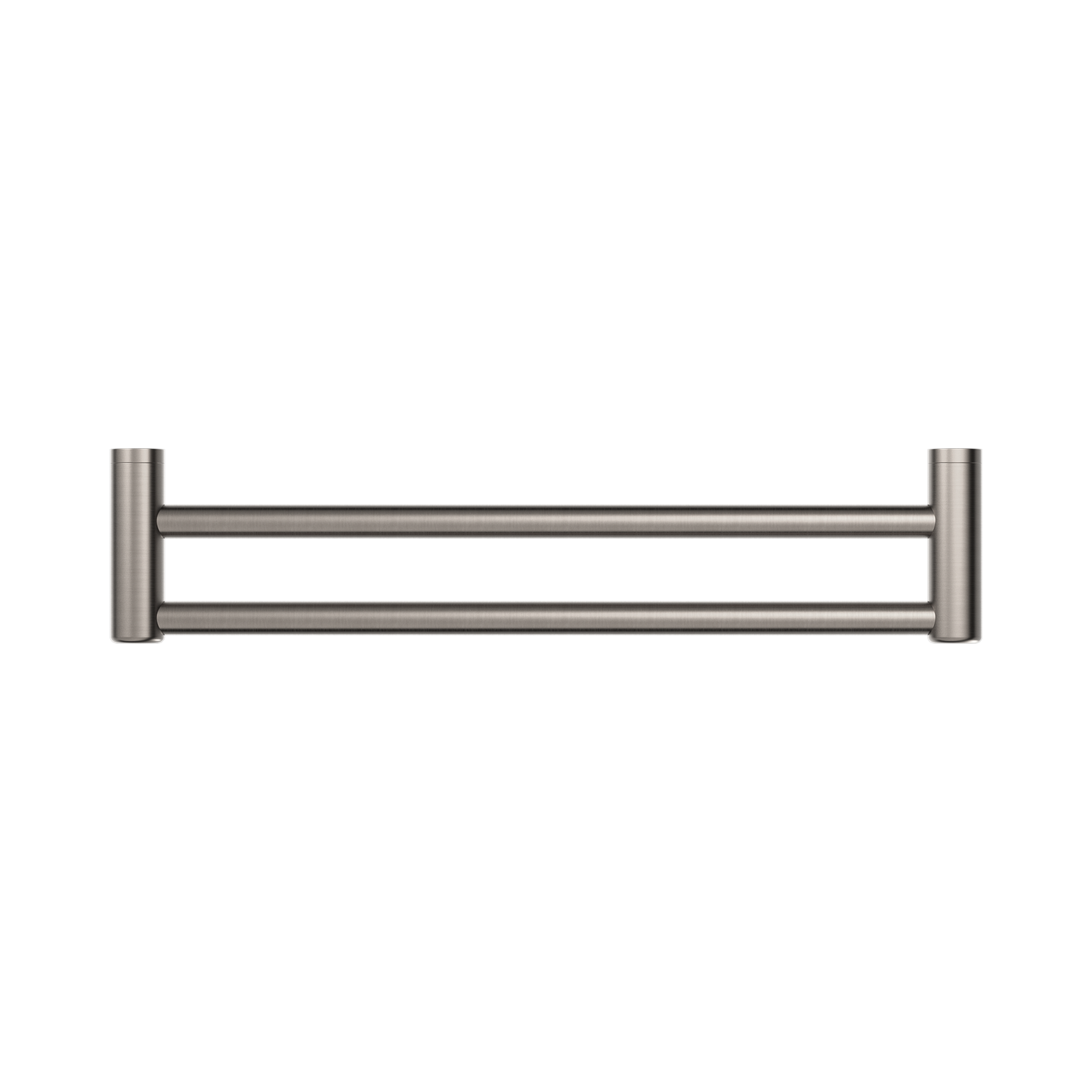 Mecca Care 25mm Double Towel Grab Rail 600mm Brushed Nickel