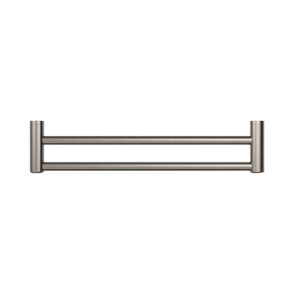 Mecca Care 25mm Double Towel Grab Rail 600mm Brushed Nickel
