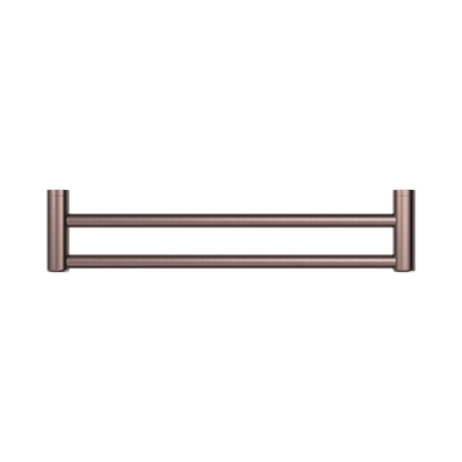 Mecca Care 25mm Double Towel Grab Rail 600mm Brushed Bronze