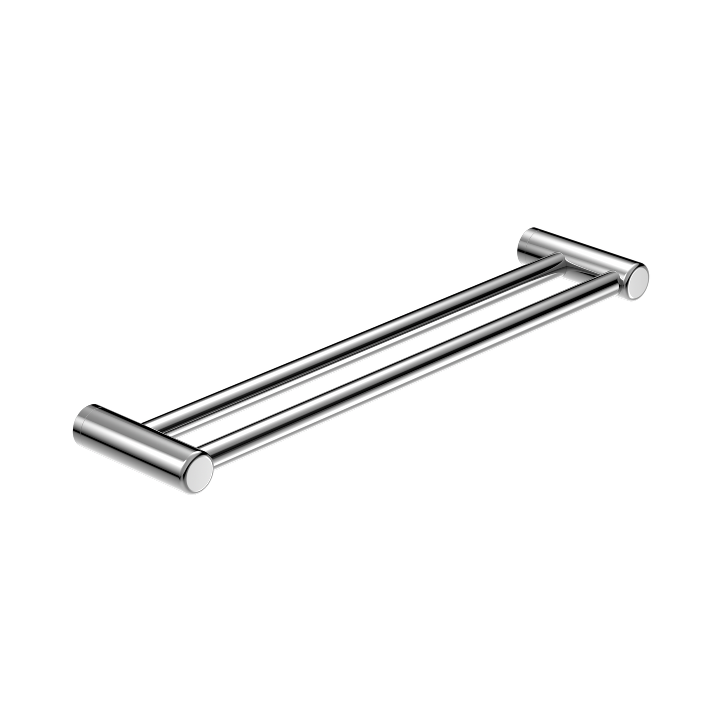 Mecca Care 25mm Double Towel Grab Rail 600mm Chrome