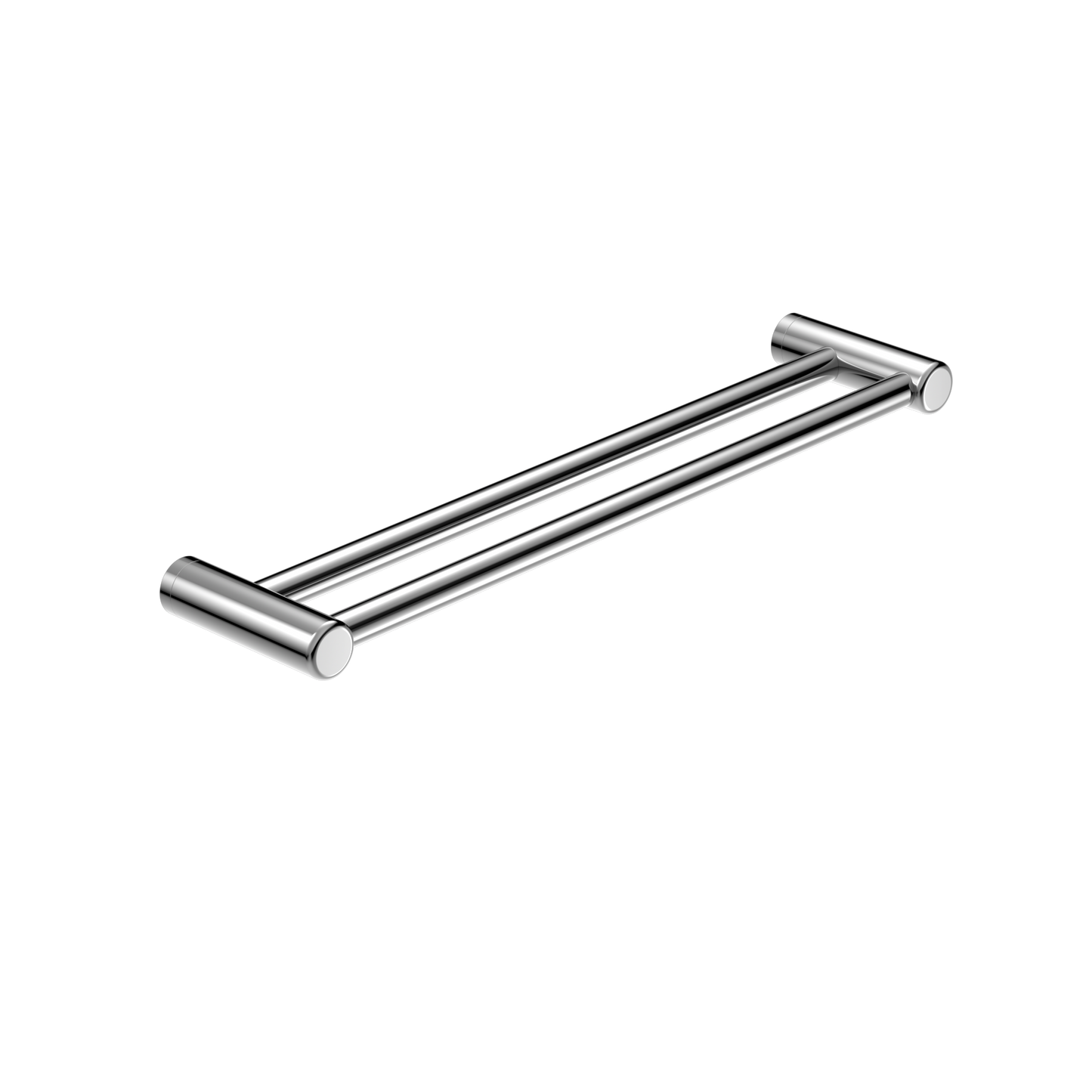 Nero Mecca Care 25mm Double Towel Grab Rail 600mm Chrome