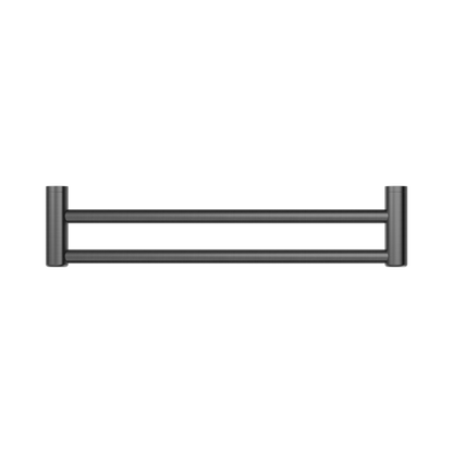 Mecca Care 25mm Double Towel Grab Rail 600mm Gun Metal