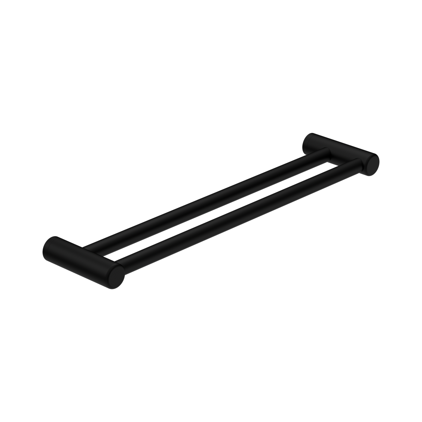 Mecca Care 25mm Double Towel Grab Rail 600mm Matte Black