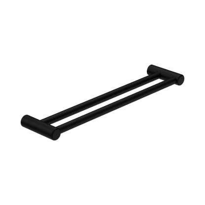 Mecca Care 25mm Double Towel Grab Rail 600mm Matte Black
