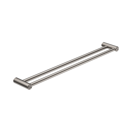 Mecca Care 25mm Double Towel Grab Rail 900mm Brushed Nickel