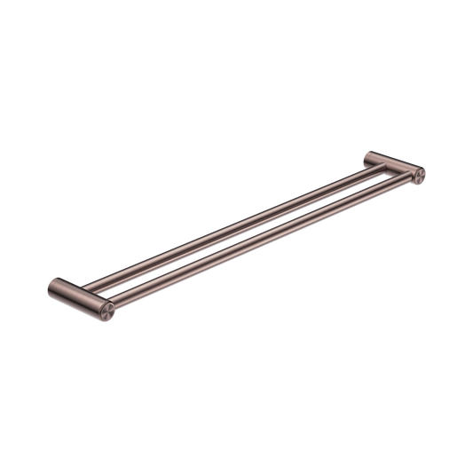 Mecca Care 25mm Double Towel Grab Rail 900mm Brushed Bronze
