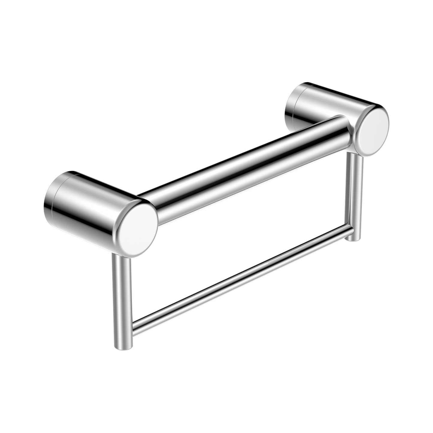 Mecca Care 32mm Grab Rail With Towel Holder 300mm Chrome