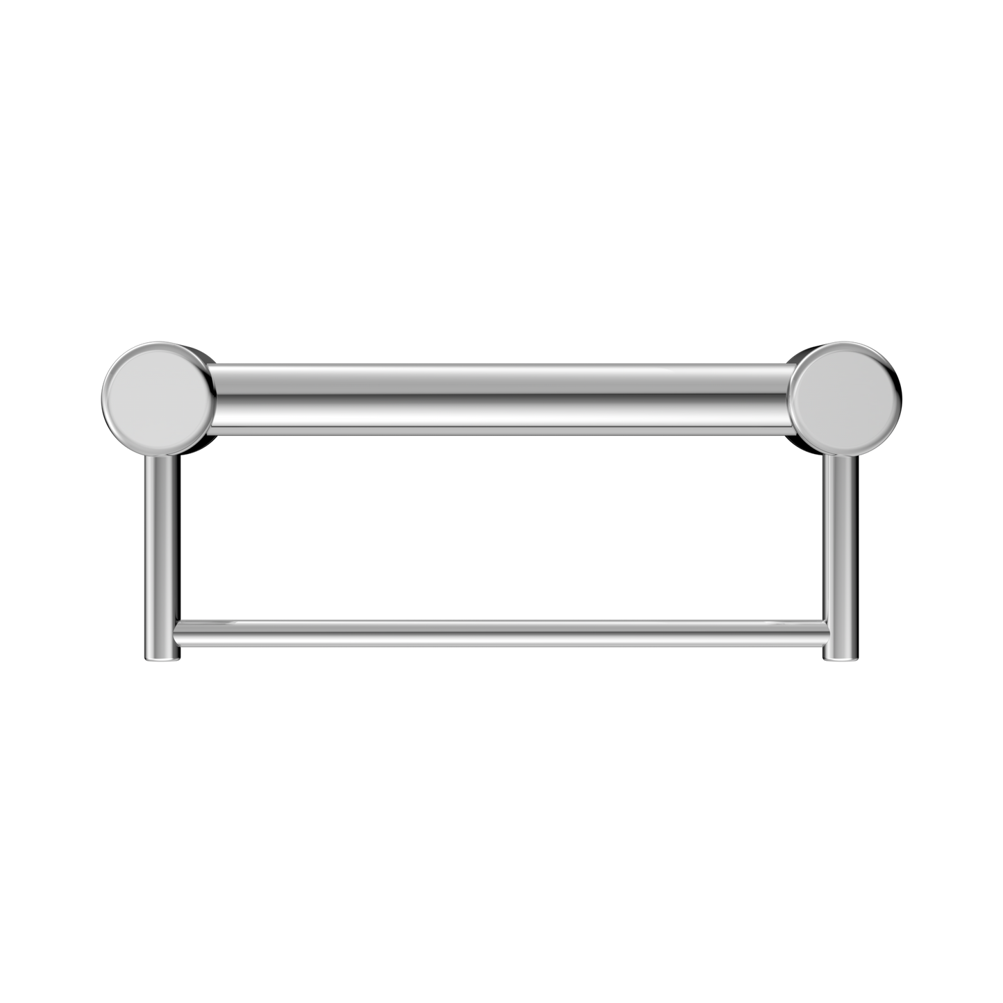 Mecca Care 32mm Grab Rail With Towel Holder 300mm Chrome