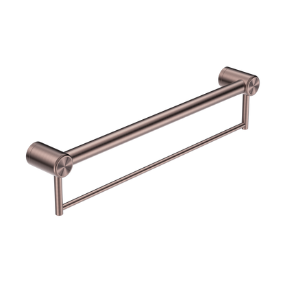 Nero Mecca Care 32mm Grab Rail With Towel Holder 600mm