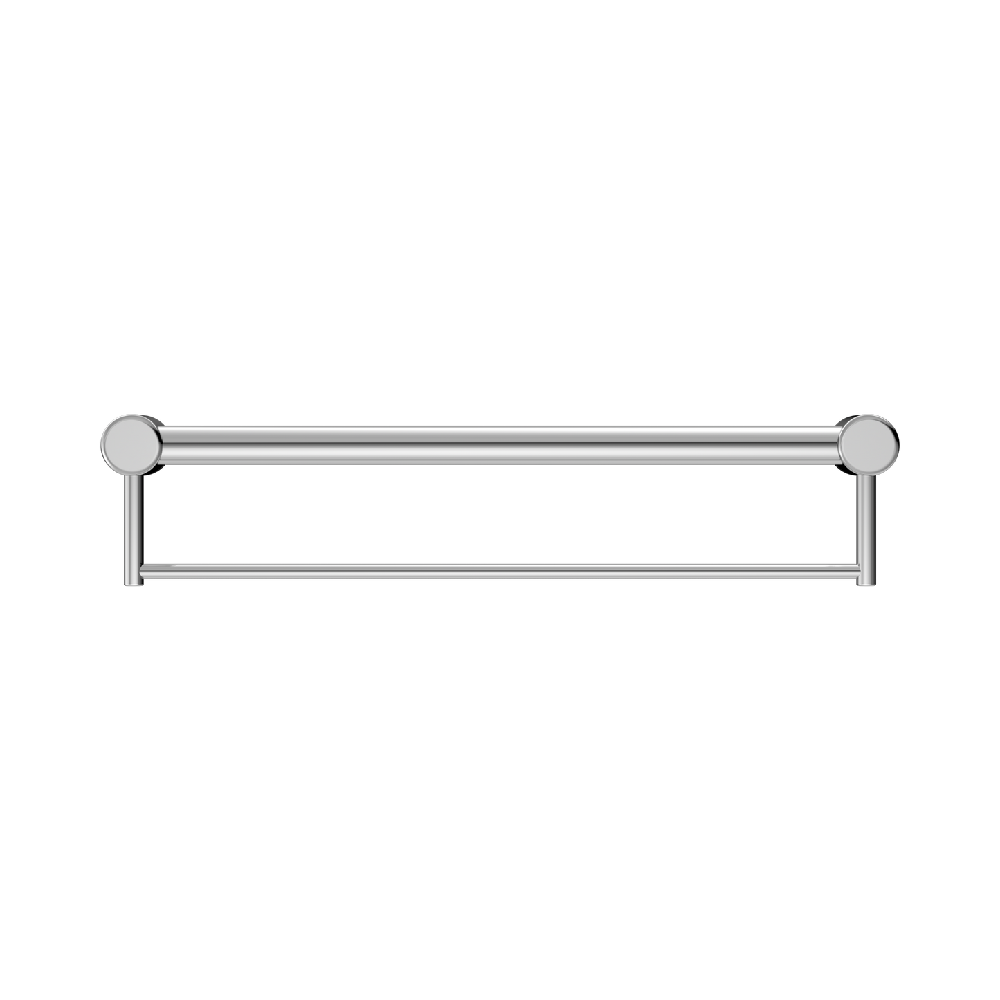 Mecca Care 32mm Grab Rail With Towel Holder 600mm Chrome