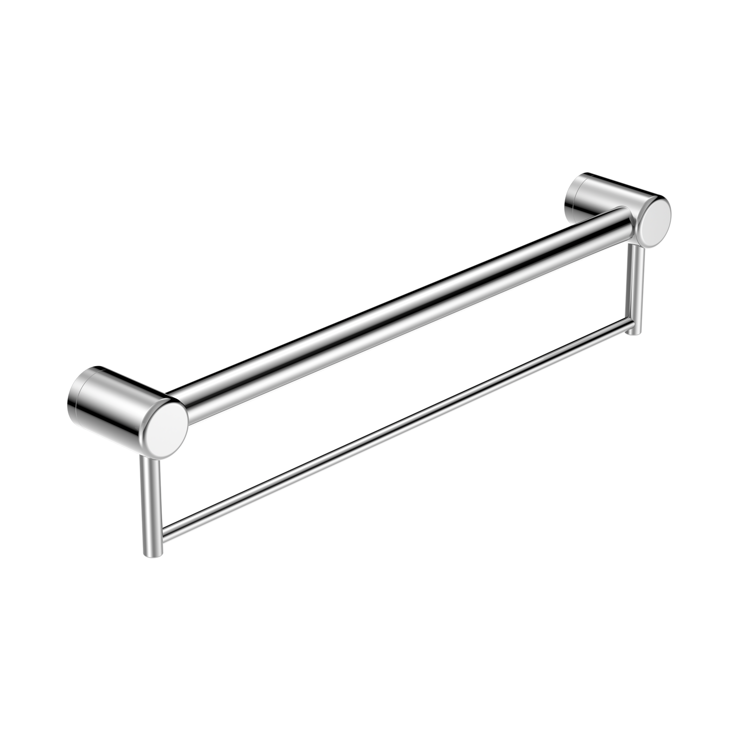 Nero Mecca Care 32mm Grab Rail With Towel Holder 600mm
