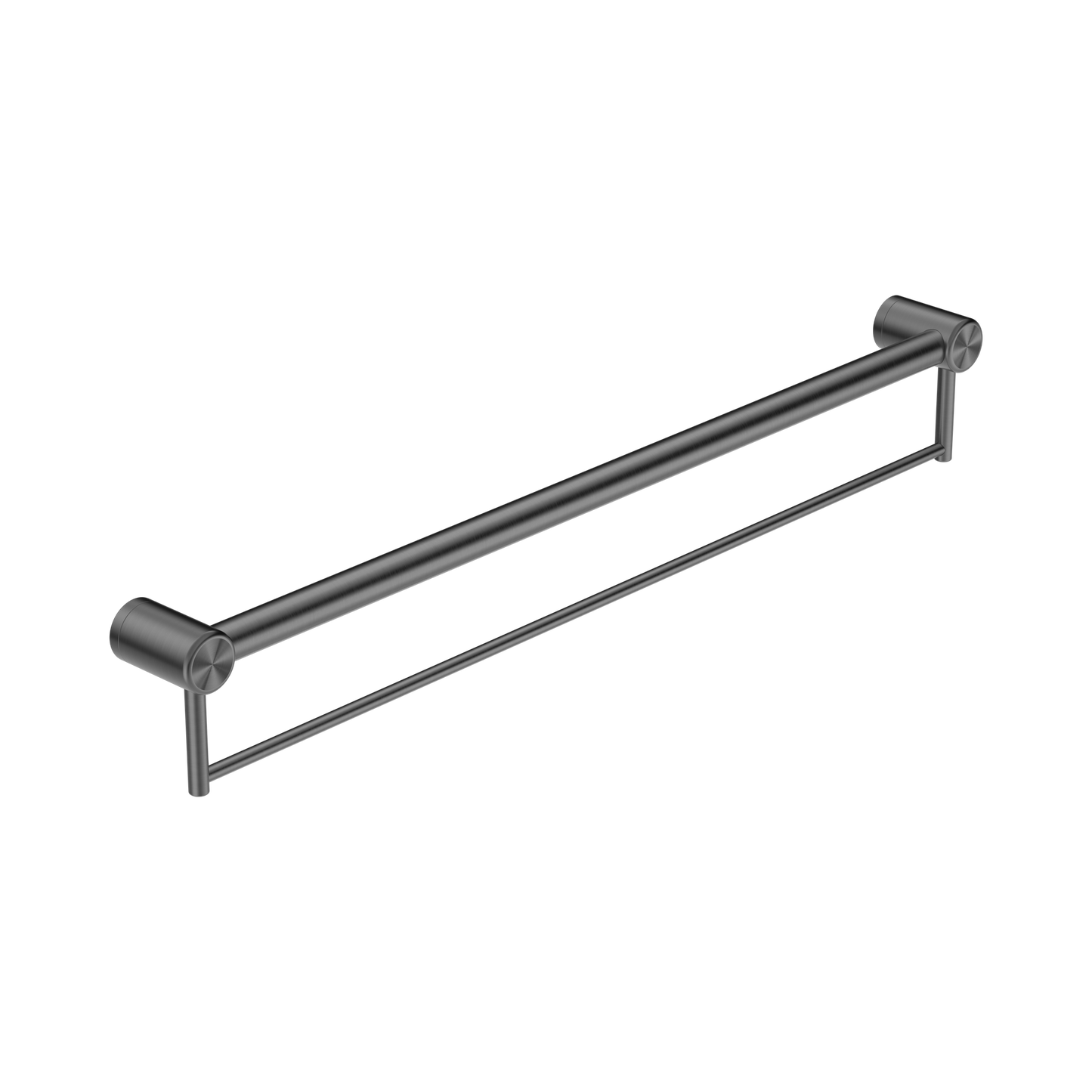 Mecca Care 32mm Grab Rail With Towel Holder 900mm Gun Metal