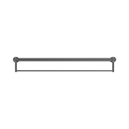 Mecca Care 32mm Grab Rail With Towel Holder 900mm Gun Metal