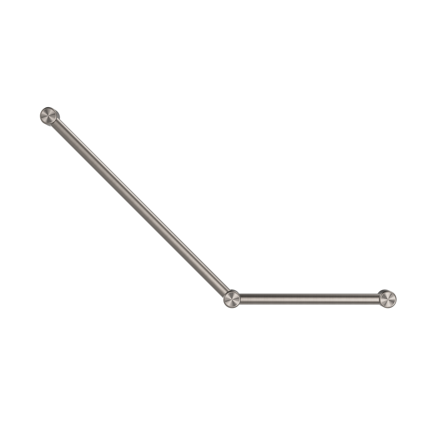 Nero Mecca Care 32mm Ambulant Toilet Grab Rail 45 Degree 750X450mm