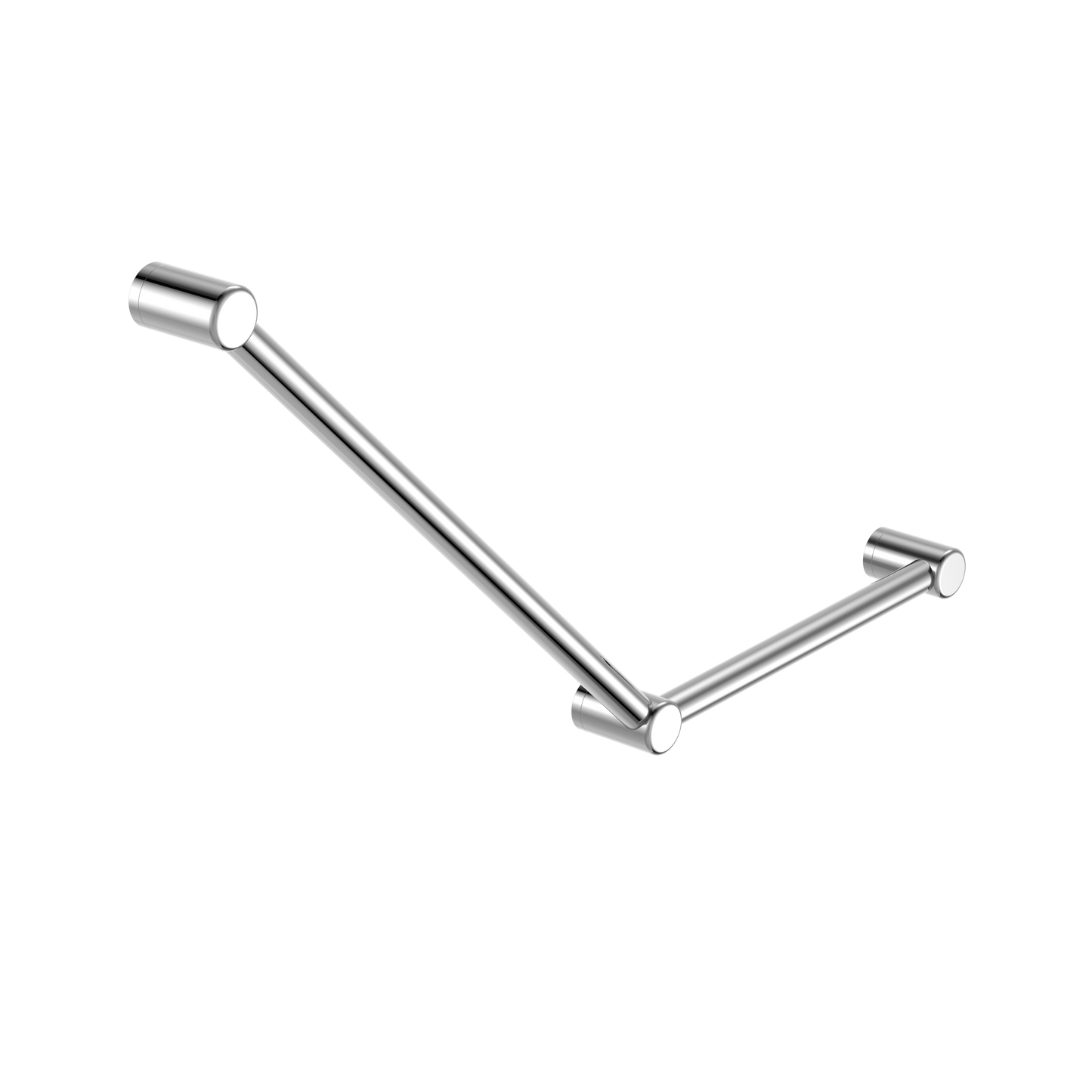 Nero Mecca Care 32mmulant Toilet Grab Rail 45 Degree 750X450mm Chrome