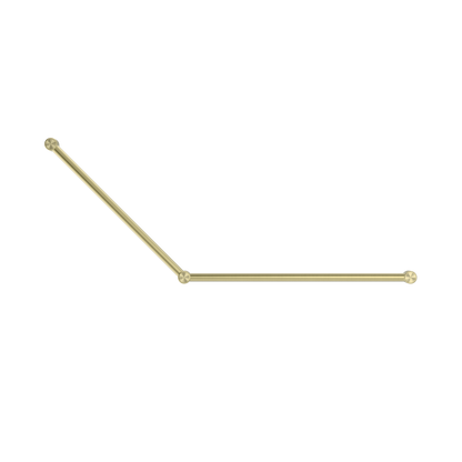 Nero Mecca Care 32mm DDA Grab Rail Set 45 Degree 750X900mm Brushed