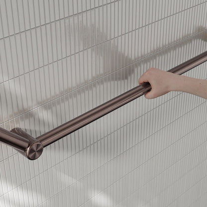 Nero Mecca Care 32mm DDA Grab Rail Set 45 Degree 750X900mm