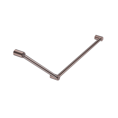 Nero Mecca Care 32mm DDA Grab Rail Set 45 Degree 750X900mm
