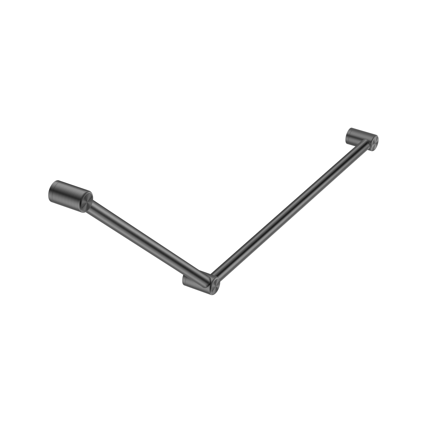 Nero Mecca Care 32mm DDA Grab Rail Set 45 Degree 750X900mm Gun Metal