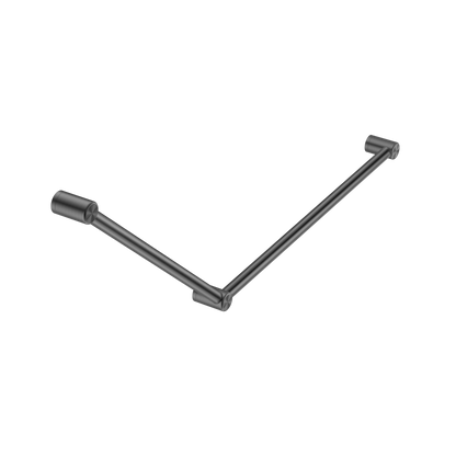 Nero Mecca Care 32mm DDA Grab Rail Set 45 Degree 750X900mm Gun Metal