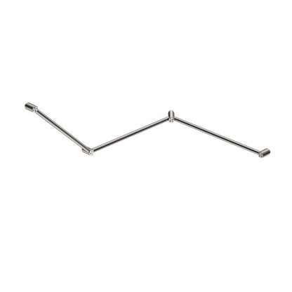 *Nero Mecca Care 32mm DDA Toilet Grab Rail Set 45 Degree Continuous 750X965X1025mm