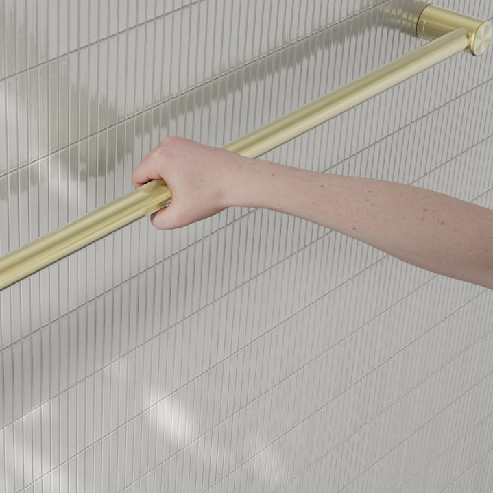 Nero Mecca Care 32mm Grab Rail 1200mm Brushed