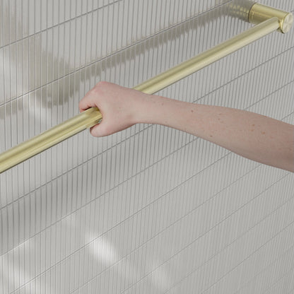 Nero Mecca Care 32mm Grab Rail 1200mm Brushed