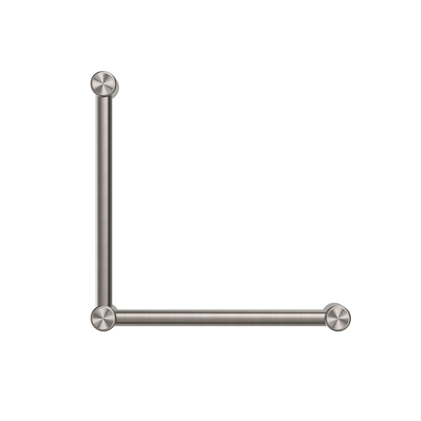Nero Mecca Care 32mm Ambulant Toilet Grab Rail 90 Degree 450X450mm