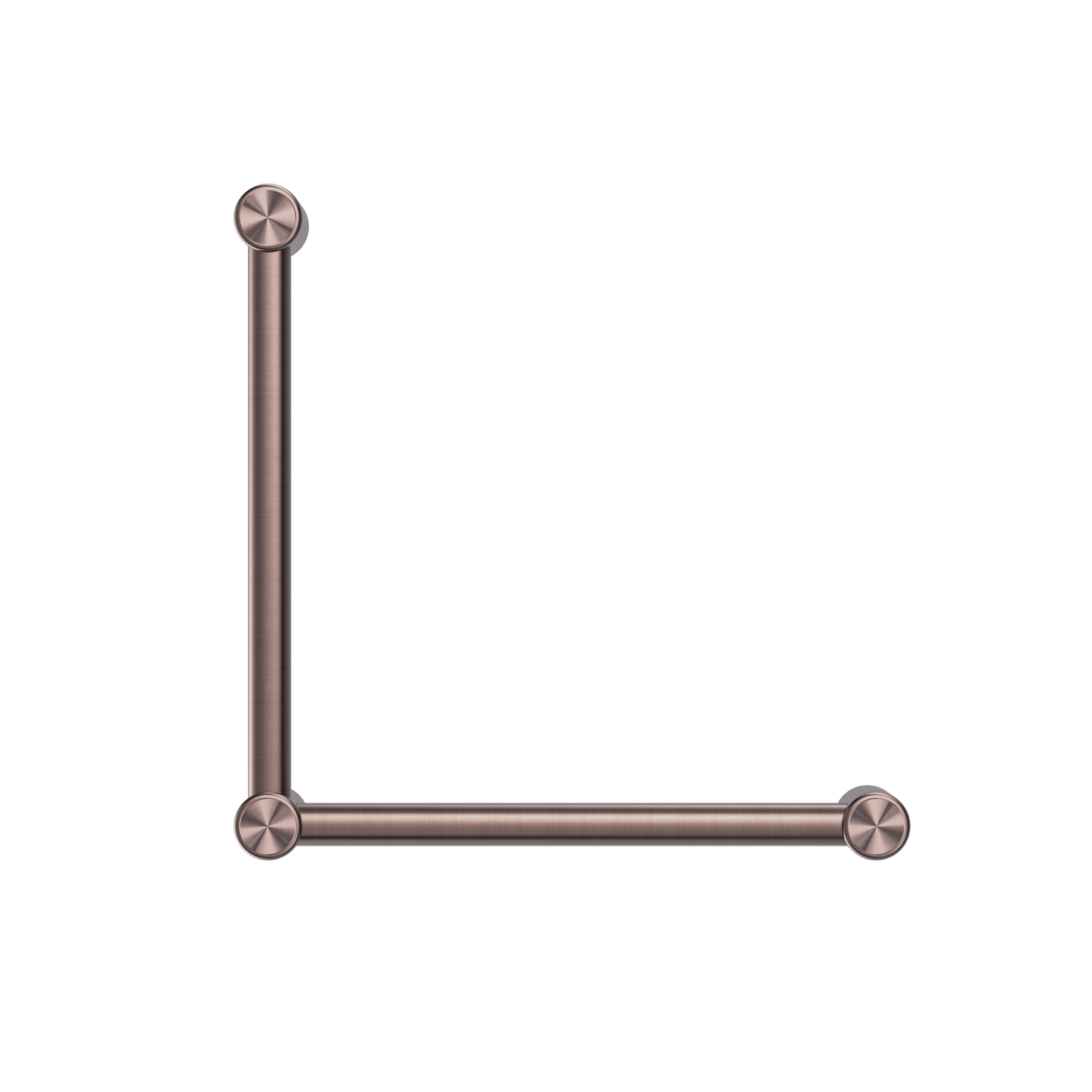 Nero Mecca Care 32mm Ambulant Toilet Grab Rail 90 Degree 450X450mm