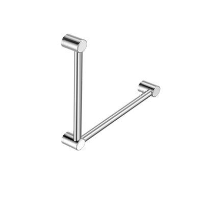 Nero Mecca Care 32mm Ambulant Toilet Grab Rail 90 Degree 450X450mm