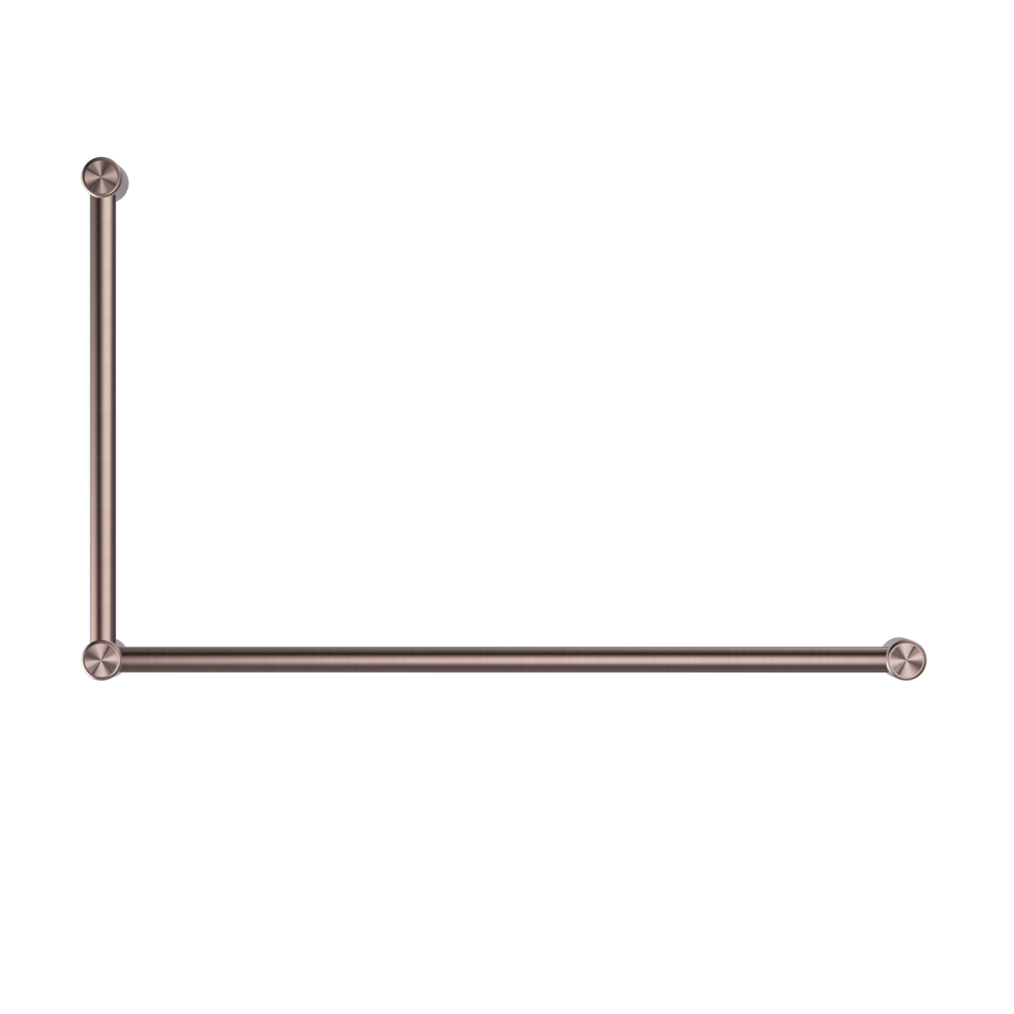 Nero Mecca Care 32mm DDA Grab Rail Set 90 Degree 600X1000mm