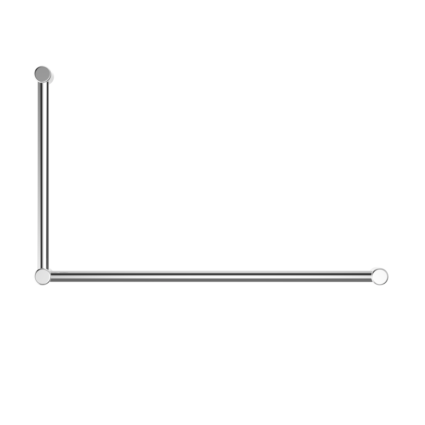 Nero Mecca Care 32mm DDA Grab Rail Set 90 Degree 600X1000mm
