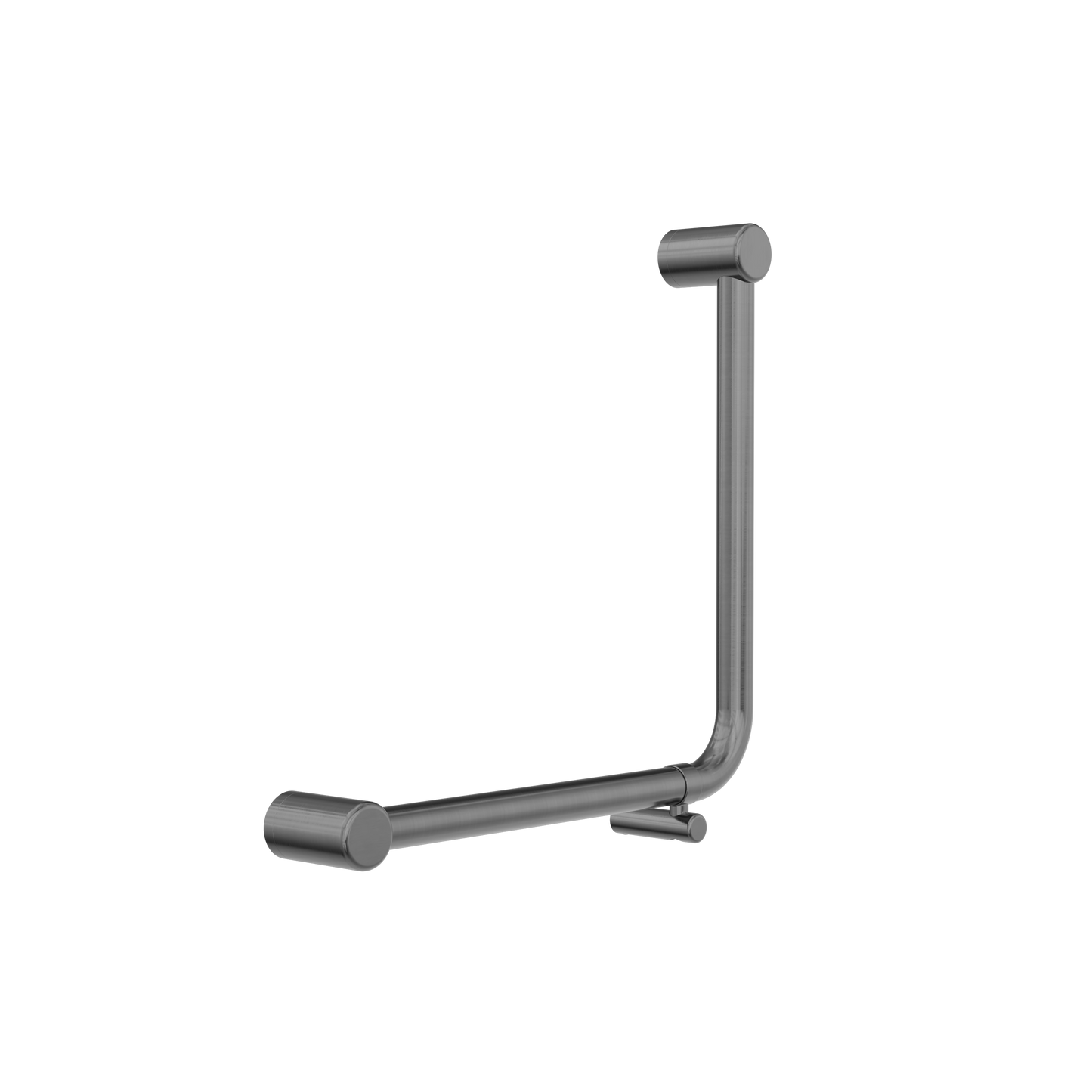 Nero Mecca Care 32mm Ambulant 90 Degree Bent Tube Grab Rail 450X450mm Gun Metal