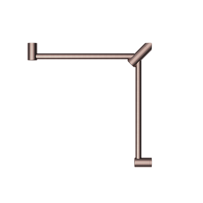 Nero Mecca Care 32mm Wrap Around Corner Grab Rail 600X600mm