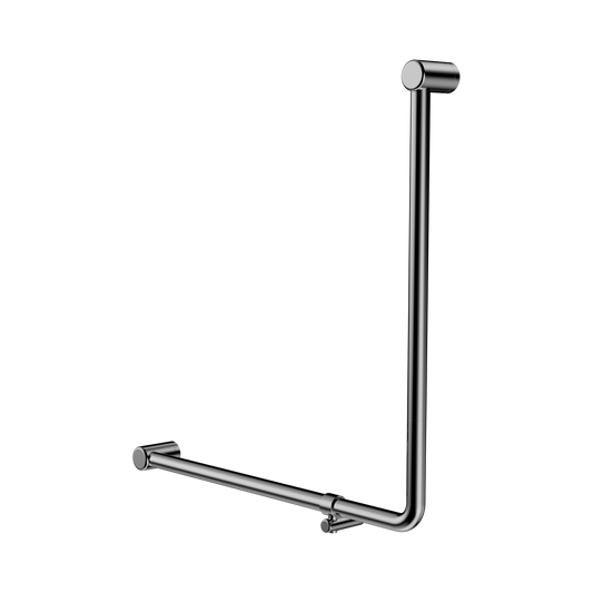 Mecca Care 32mm 90 Degree NZ4121 Accessible Toilet Grab Rail 750X750mm Chrome