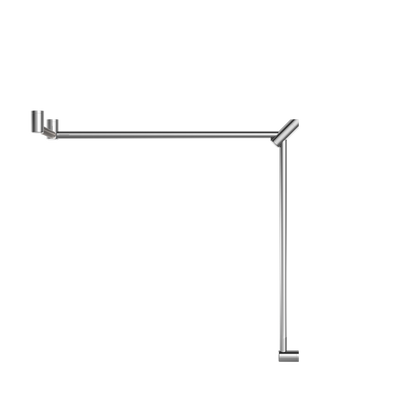 Nero Mecca Care 32mm DDA Toilet Grab Rail Set 90 Degree Continuous 600X1065X1025mm