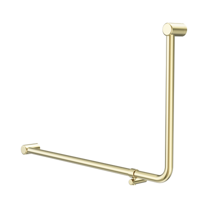 Mecca Care 32mm DDA Accessible Toilet 90 Degree Bent Tube Grab Rail 600X1000mm