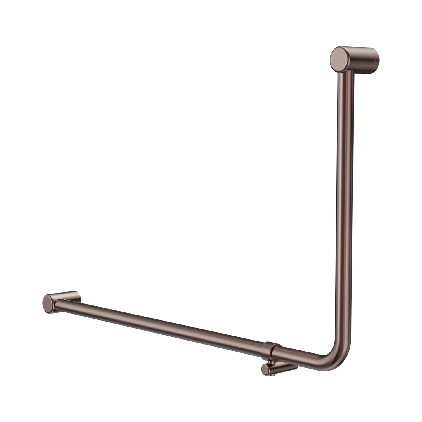 Mecca Care 32mm DDA Accessible Toilet 90 Degree Bent Tube Grab Rail 600X1000mm
