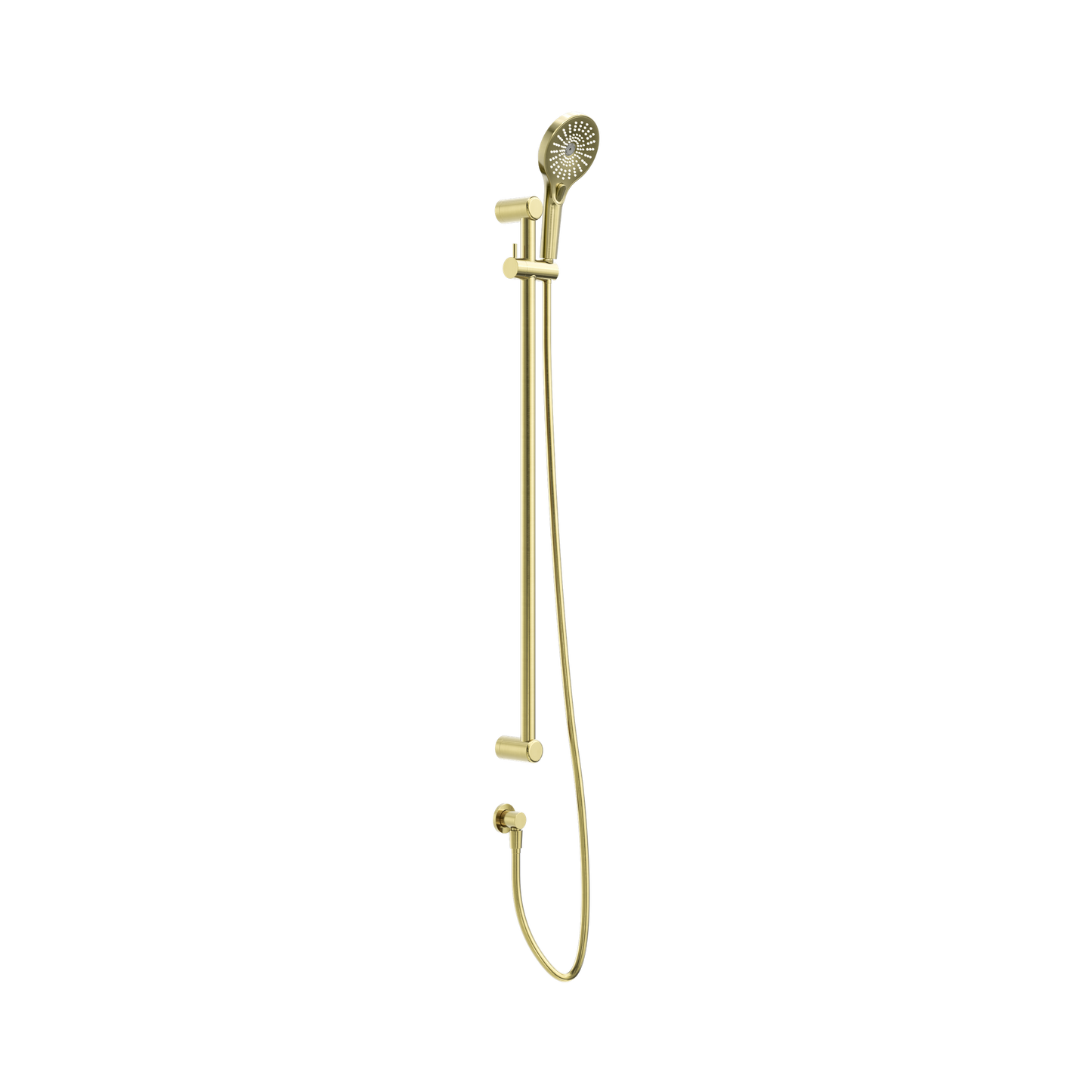 Mecca Care 25mm Grab Rail And Adjustable Shower Rail Set 900mm Brushed Gold