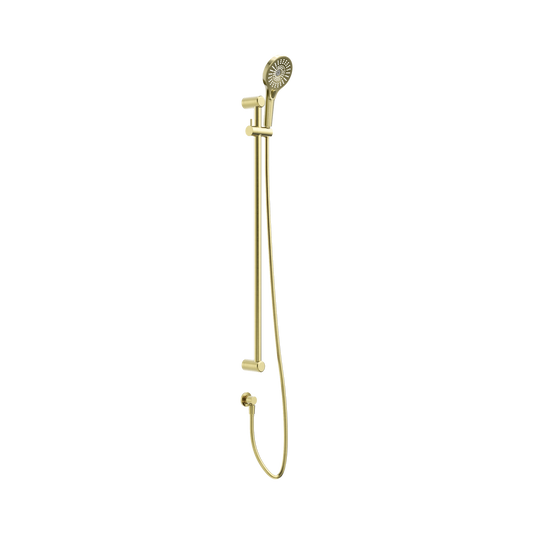 Mecca Care 25mm Grab Rail And Adjustable Shower Rail Set 900mm Brushed Gold