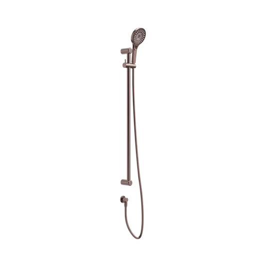 Mecca Care 25mm Grab Rail And Adjustable Shower Rail Set 900mm Brushed Bronze