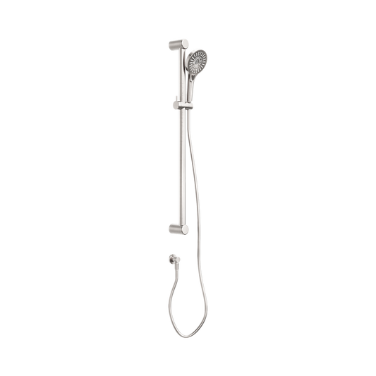 Mecca Care 32mm Grab Rail And Adjustable Shower Rail Set 900mm Brushed Nickel