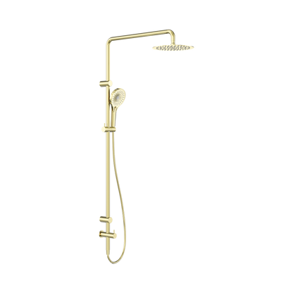 Mecca Care 25mm Grab Rail 900mm Twin Shower Set Brushed Gold