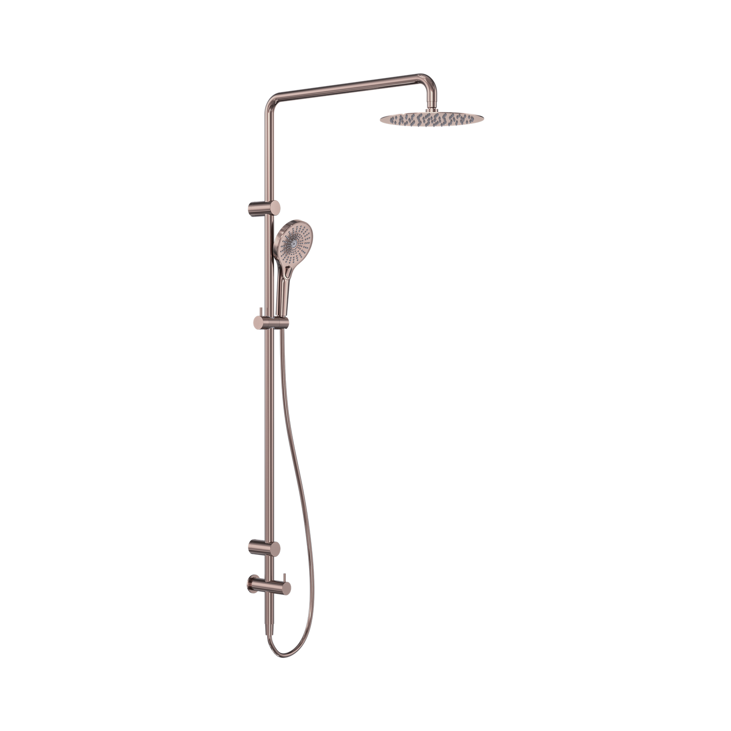 Mecca Care 25mm Grab Rail 900mm Twin Shower Set Brushed Bronze