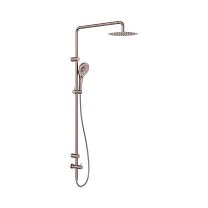 Mecca Care 25mm Grab Rail 900mm Twin Shower Set Brushed Bronze