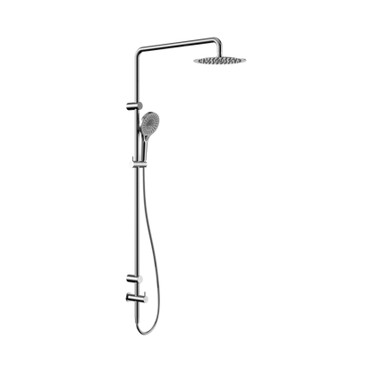 Mecca Care 25mm Grab Rail 900mm Twin Shower Set Chrome