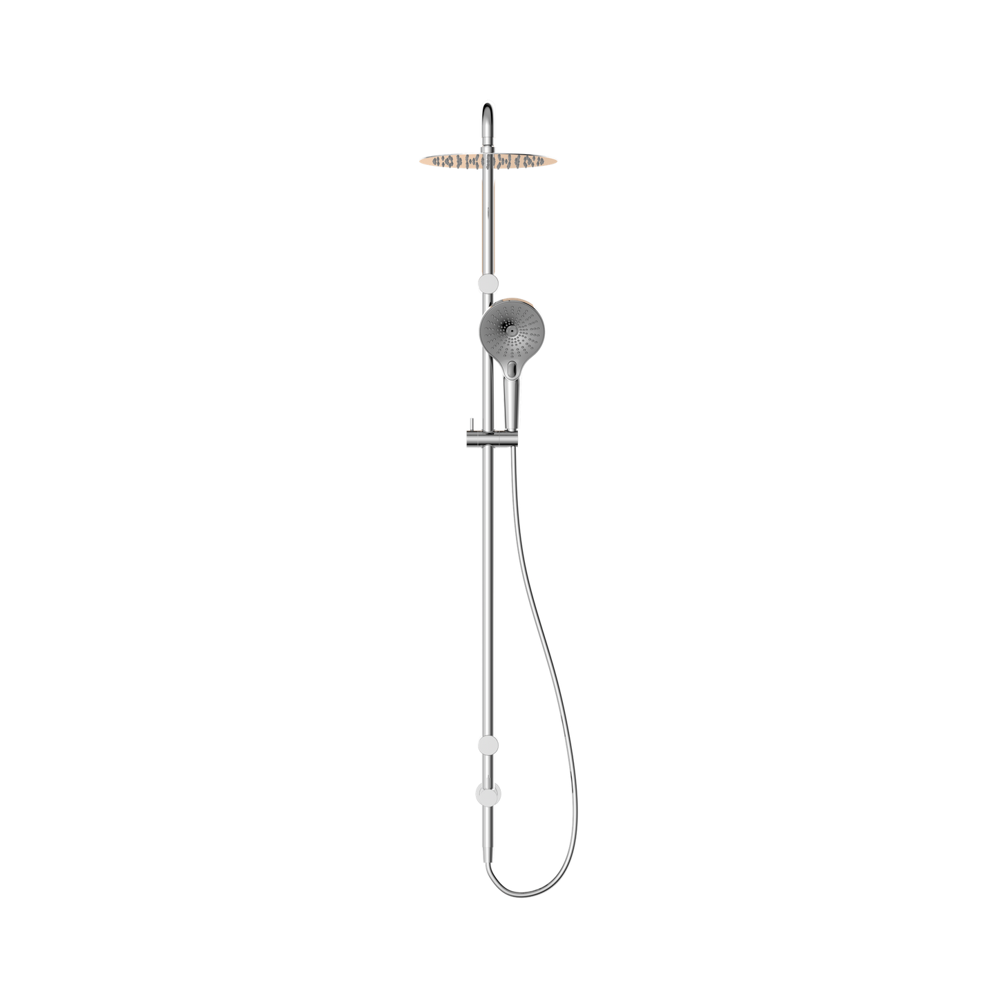 Mecca Care 25mm Grab Rail 900mm Twin Shower Set Chrome