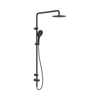 Mecca Care 25mm Grab Rail 900mm Twin Shower Set Matte Black