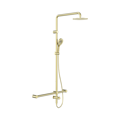 Mecca Care 32mm T Bar Grab Rail 1100x750mm Twin Shower Set